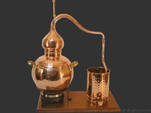 Destillasjonsapparat med el-kokeplate, 7,5 liter